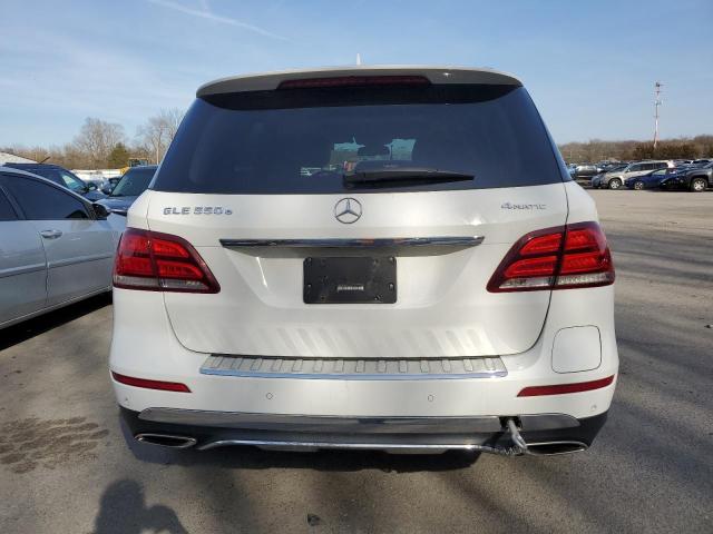 4JGDA6DB9HA885510 - 2017 MERCEDES-BENZ GLE 550E 4MATIC WHITE photo 6