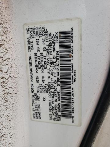 5TBBT44121S178784 - 2001 TOYOTA TUNDRA ACCESS CAB Երկգույն լուսանկար 12