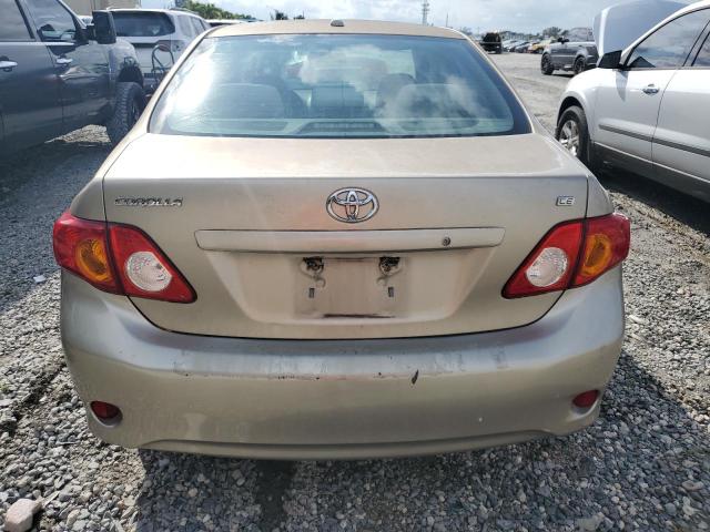 1NXBU40E89Z029053 - 2009 TOYOTA COROLLA BASE GOLD photo 6