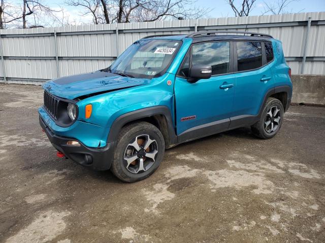 ZACNJDC16MPM70545 - 2021 JEEP RENEGADE TRAILHAWK BLUE photo 1