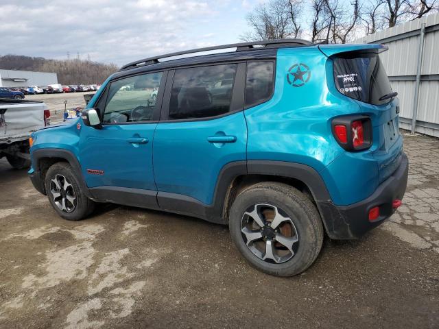 ZACNJDC16MPM70545 - 2021 JEEP RENEGADE TRAILHAWK BLUE photo 2