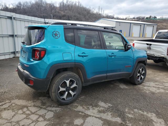 ZACNJDC16MPM70545 - 2021 JEEP RENEGADE TRAILHAWK BLUE photo 3