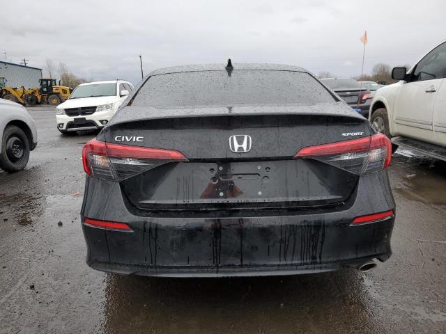 2HGFE2F53NH593402 - 2022 HONDA CIVIC SPORT BLACK photo 6