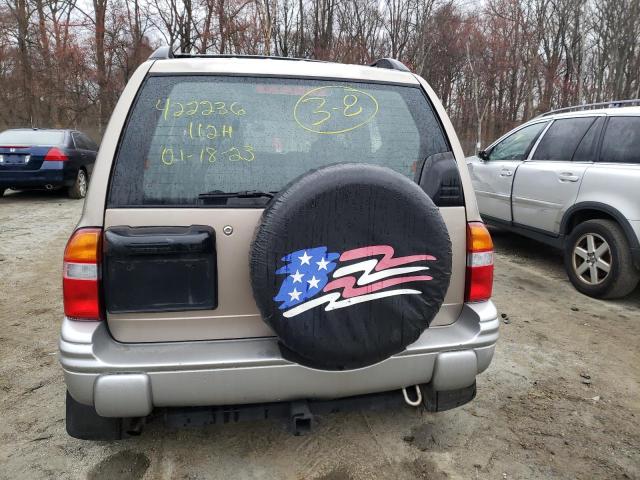 2CNBJ634826936719 - 2002 CHEVROLET TRACKER LT TAN photo 6