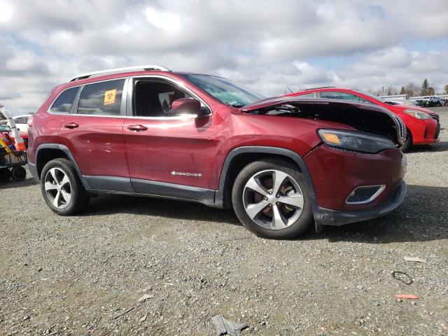 1C4PJLDB1LD653734 - 2020 JEEP CHEROKEE LIMITED MAROON photo 4