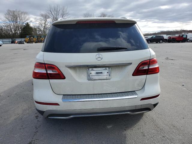 4JGDA5HBXCA032210 - 2012 MERCEDES-BENZ ML 350 4MATIC WHITE photo 6