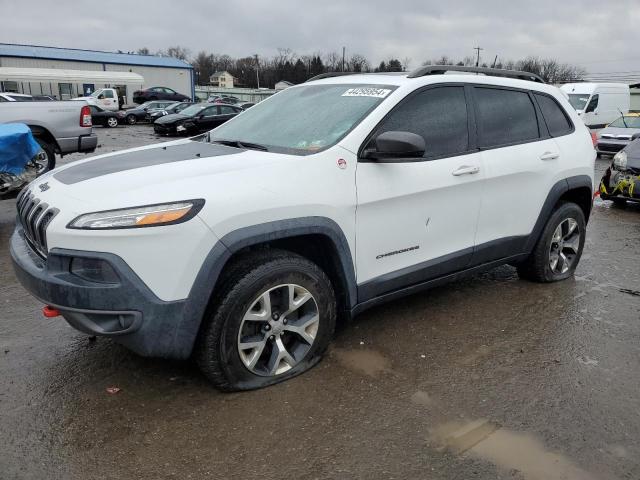 1C4PJMBS1GW132662 - 2016 JEEP CHEROKEE TRAILHAWK WHITE photo 1