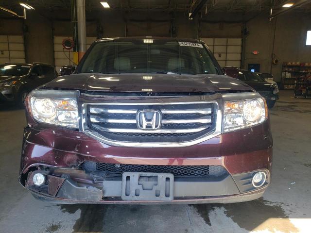 5FNYF4H95EB002671 - 2014 HONDA PILOT TOURING MAROON photo 5