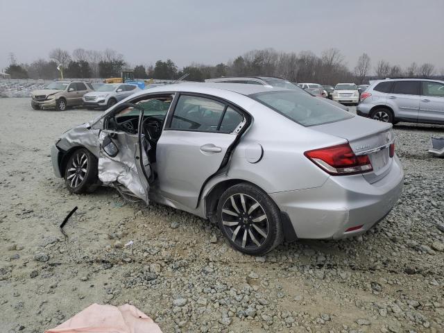 19XFB2F9XEE034533 - 2014 HONDA CIVIC EXL ვერცხლისფერი ფოტო 2