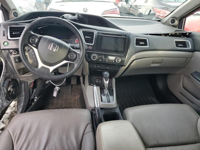 19XFB2F9XEE034533 - 2014 HONDA CIVIC EXL ვერცხლისფერი ფოტო 8
