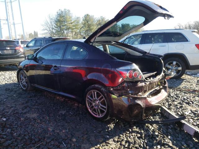JTKDE3B77A0305486 - 2010 TOYOTA SCION TC BURGUNDY photo 2