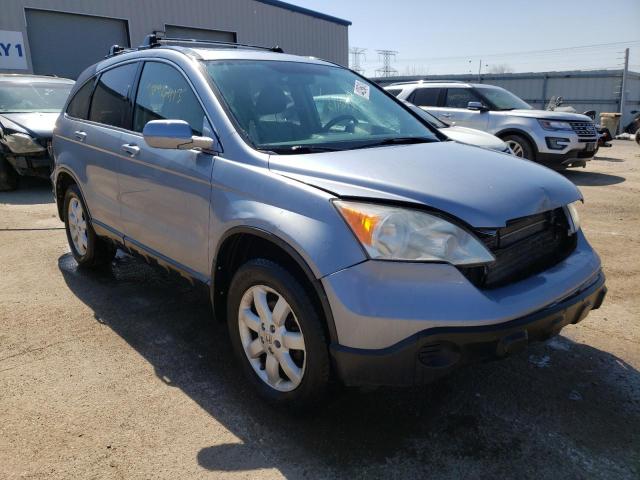 JHLRE48748C022033 - 2008 HONDA CR-V EXL BLUE photo 4