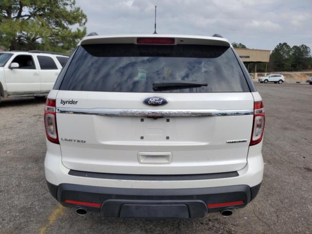 1FM5K7F87DGA36279 - 2013 FORD EXPLORER LIMITED WHITE photo 6