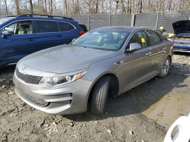 5XXGU4L35GG092733 - 2016 KIA OPTIMA EX GRAY photo 1