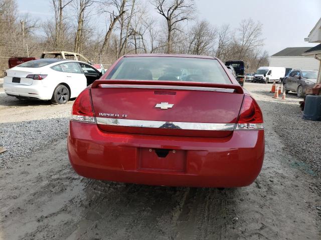 2G1WT55N679387178 - 2007 CHEVROLET IMPALA LT RED photo 6