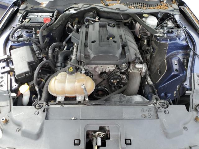 1FATP8UH2K5121129 - 2019 FORD MUSTANG BLUE photo 11