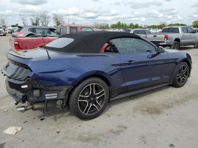 1FATP8UH2K5121129 - 2019 FORD MUSTANG BLUE photo 3