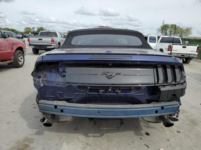 1FATP8UH2K5121129 - 2019 FORD MUSTANG BLUE photo 6