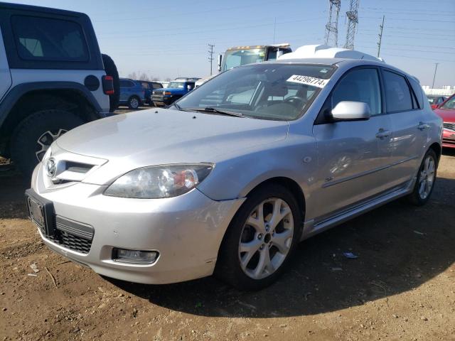 JM1BK343681156171 - 2008 MAZDA 3 HATCHBACK SILVER photo 1