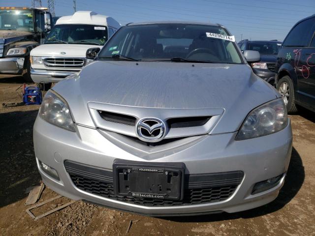 JM1BK343681156171 - 2008 MAZDA 3 HATCHBACK SILVER photo 5