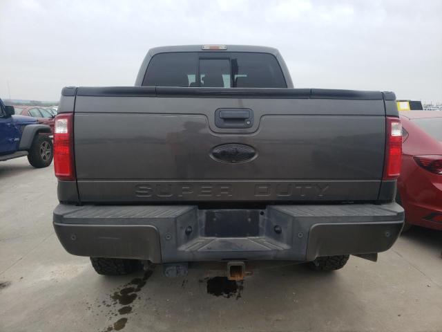 1FT7W2BTXGEB00944 - 2016 FORD F250 SUPER DUTY GRAY photo 6