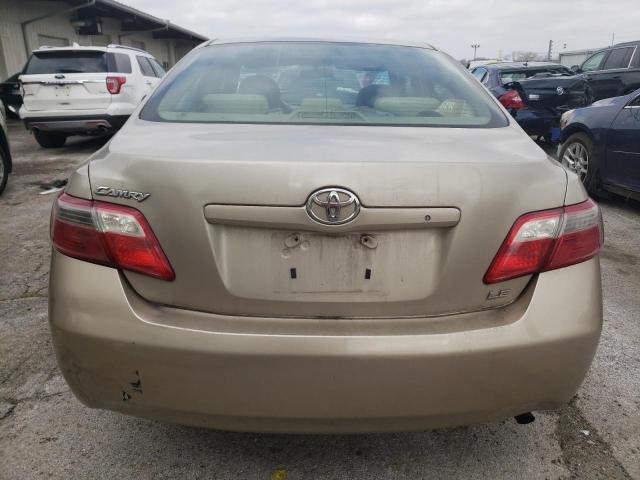 4T1BE46K07U001173 - 2007 TOYOTA CAMRY CE GOLD photo 6