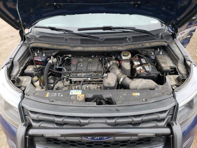 1FM5K8AR0HGC48369 - 2017 FORD EXPLORER POLICE INTERCEPTOR BLUE photo 12