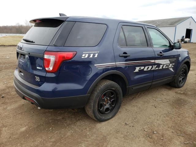 1FM5K8AR0HGC48369 - 2017 FORD EXPLORER POLICE INTERCEPTOR BLUE photo 3