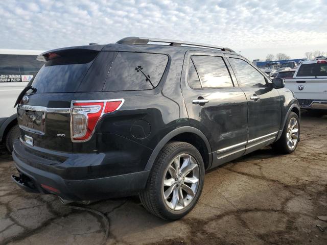 1FM5K8D87DGC38712 - 2013 FORD EXPLORER XLT BLACK photo 3