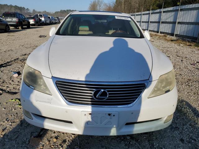 JTHBL46F485067541 - 2008 LEXUS LS 460 WHITE photo 5