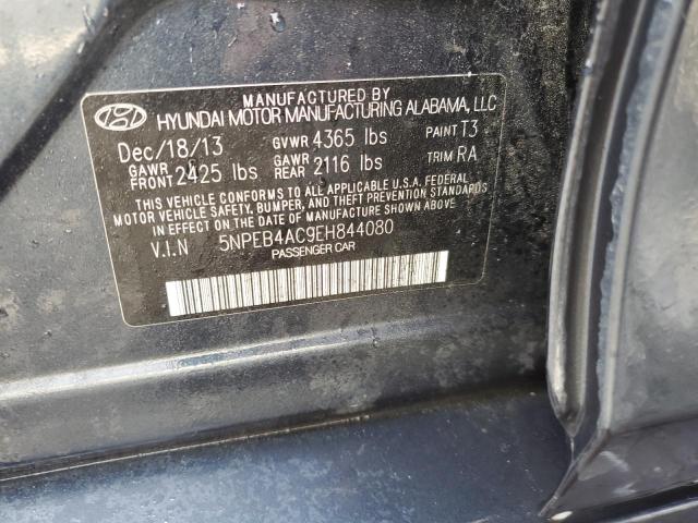 5NPEB4AC9EH844080 - 2014 HYUNDAI SONATA GLS BLUE photo 13