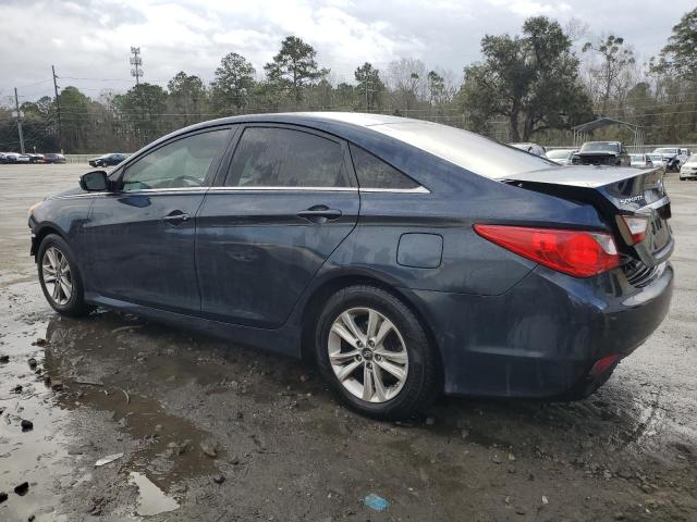 5NPEB4AC9EH844080 - 2014 HYUNDAI SONATA GLS BLUE photo 2