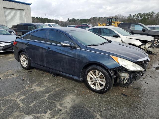 5NPEB4AC9EH844080 - 2014 HYUNDAI SONATA GLS BLUE photo 4