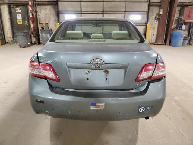 4T4BF3EK3BR145887 - 2011 TOYOTA CAMRY BASE GREEN photo 6