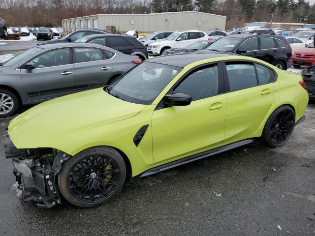 WBS33AY07MFK56940 - 2021 BMW M3 COMPETITION ყვითელი ფოტო 1