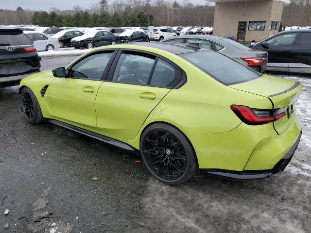 WBS33AY07MFK56940 - 2021 BMW M3 COMPETITION ყვითელი ფოტო 2