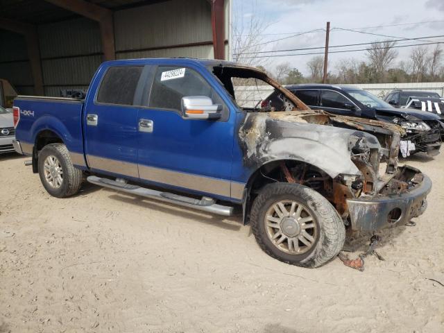 1FTFW1EV2AFB26331 - 2010 FORD F150 SUPERCREW BLUE photo 4