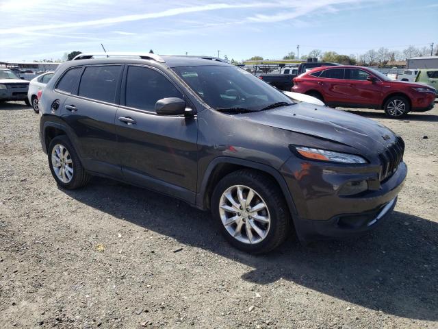 1C4PJLDS4FW731058 - 2015 JEEP CHEROKEE LIMITED GRAY photo 4