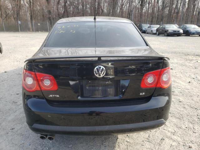 3VWEF71K57M155497 - 2007 VOLKSWAGEN JETTA WOLFSBURG 黑色 照片 6