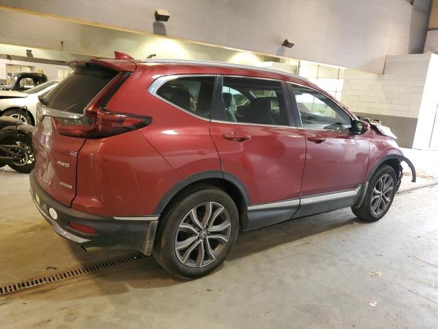 2HKRW2H99MH650524 - 2021 HONDA CR-V TOURING RED photo 3