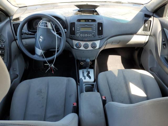 KMHDU4AD9AU036449 - 2010 HYUNDAI ELANTRA BLUE BLACK photo 8