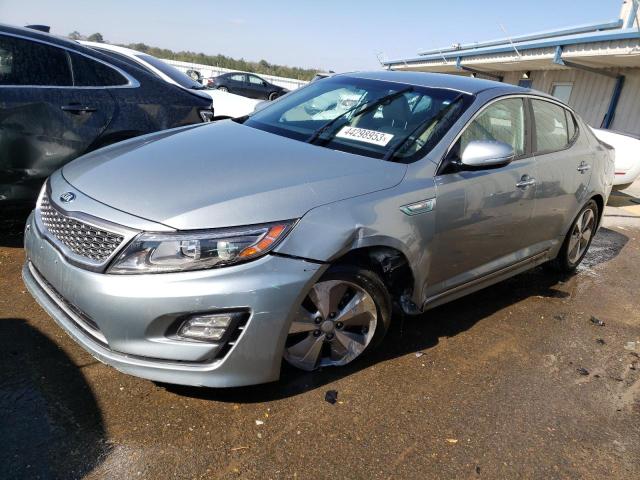 KNAGN4AD9G5098836 - 2016 KIA OPTIMA HYBRID SILVER photo 1