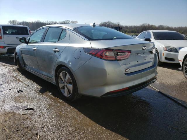 KNAGN4AD9G5098836 - 2016 KIA OPTIMA HYBRID SILVER photo 2