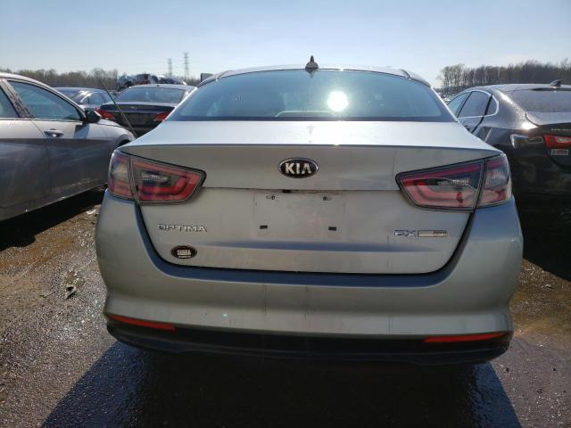 KNAGN4AD9G5098836 - 2016 KIA OPTIMA HYBRID SILVER photo 6