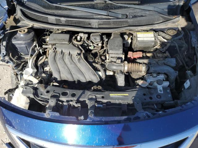 3N1CN7AP4JL845900 - 2018 NISSAN VERSA S BLUE photo 11