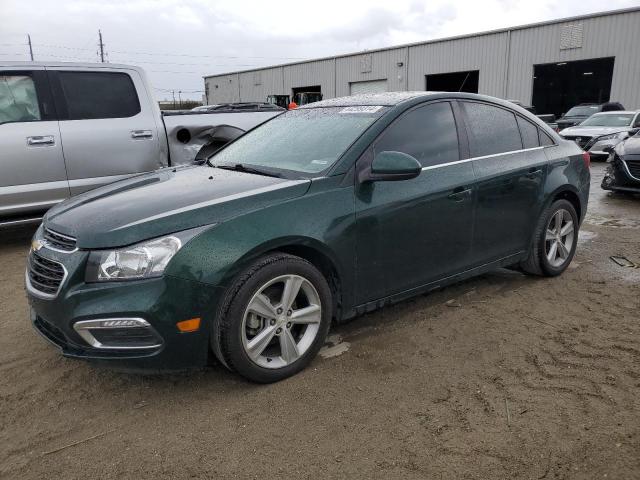 1G1PE5SBXF7151884 - 2015 CHEVROLET CRUZE 4D LT GREEN photo 1