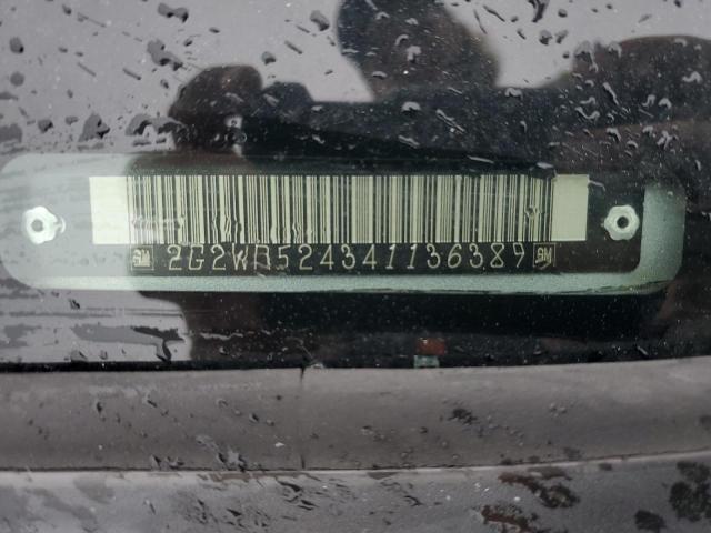 2G2WR524341136389 - 2004 PONTIAC GRAND PRIX GTP SILVER photo 13