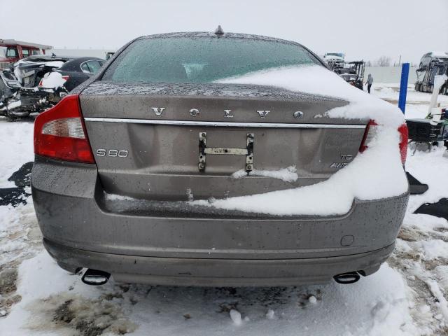 YV1AH992X91105751 - 2009 VOLVO S80 T6 GRAY photo 6