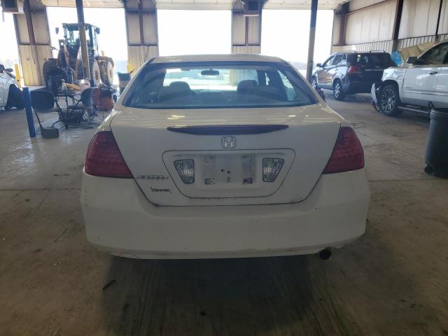 1HGCM56117A168833 - 2007 HONDA ACCORD VALUE WHITE photo 6