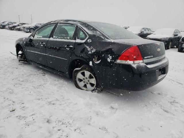 2G1WT57N891154580 - 2009 CHEVROLET IMPALA 1LT BLACK photo 2